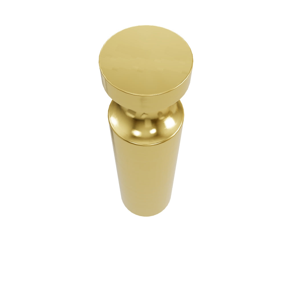 Wall hook made of solid brass in polished gold finish by Mantara, model B-0092 -  hook, brass hook, coat hook.