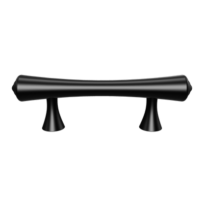 Mantara Raphael Handle B-0068 is a modern brushed brass handle in black, ideal for kitchens, drawers, and wardrobes.