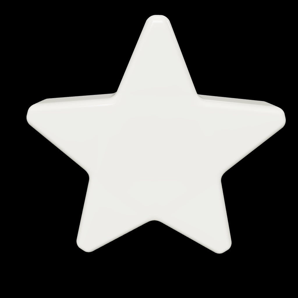 3D model of White star showing all the angle of the product