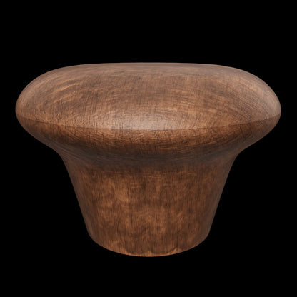 Discover Mantara Wooden knob,  cabinet knob, drawer knob - wood, walnut, Mantara, Aspen Knob W-0038.