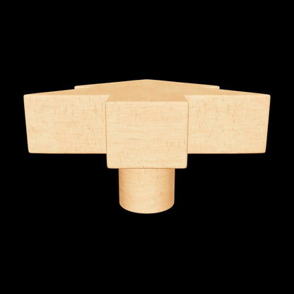 Mantara Pine Hook Knob W-0046 is a modern beech wood knob, ideal for kitchen drawers, dresser drawers.