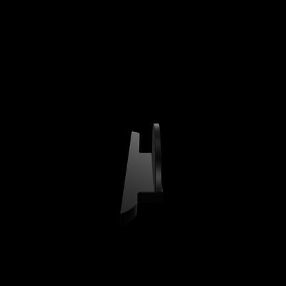 Mantara Moonshine Handle Z-0007 is a modern zinc handle in matte black  ideal for wardrobes, doors, and drawers.