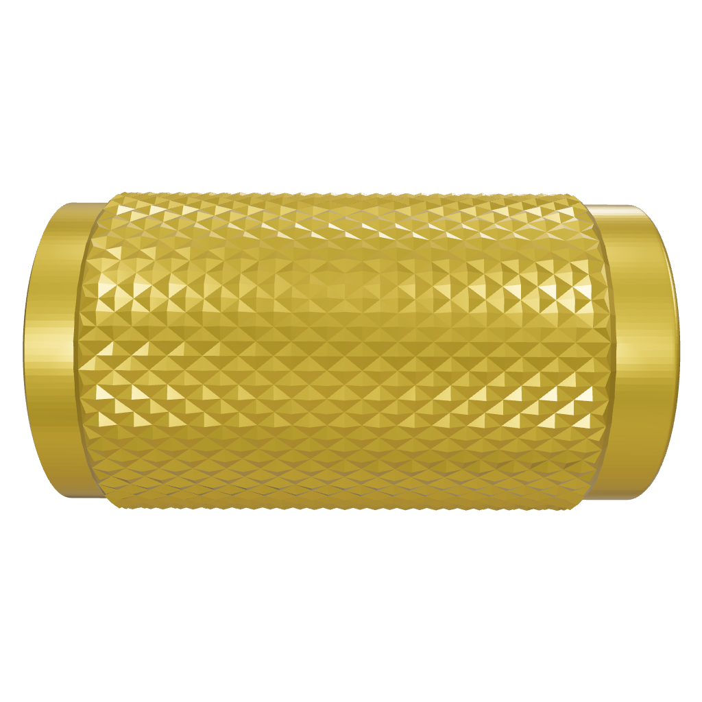 Mantara Pisa Knob B-0060 is a modern brushed brass handle in gold, ideal for wardrobes, cabinets, and main doors.