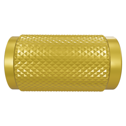 Mantara Pisa Knob B-0060 is a modern brushed brass handle in gold, ideal for wardrobes, cabinets, and main doors.