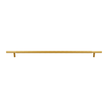 Mantara Pisa Knob B-0060 is a modern brushed brass handle in gold, ideal for wardrobes, cabinets, and main doors.