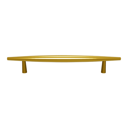 Mantara Gilded T Bar Handle B-0072 is a modern brass handle in brushed gold, ideal for wardrobes, doors, and kitchens.