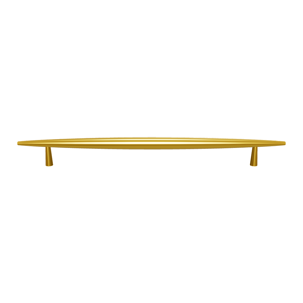 Mantara Gilded T Bar Handle B-0072 is a modern brass handle in brushed gold, ideal for wardrobes, doors, and kitchens.