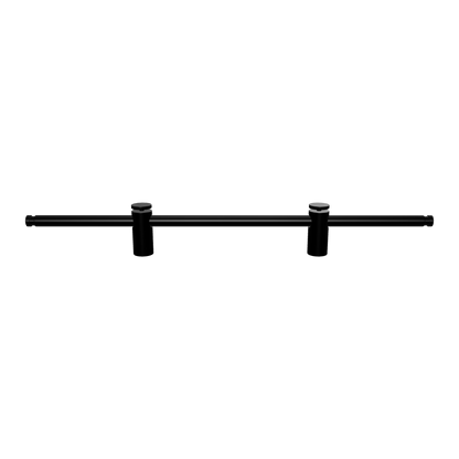 Mantara Marula Handle SKU B-0081 is a modern solid brass handle in polished black for wardrobes and cabinets.