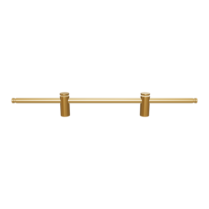 Mantara Marula Handle SKU B-0081 is a modern solid brass handle in polished gold for wardrobes and cabinets.