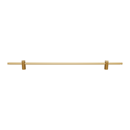 Mantara Marula Handle SKU B-0081 is a modern solid brass handle in polished gold for wardrobes and cabinets.