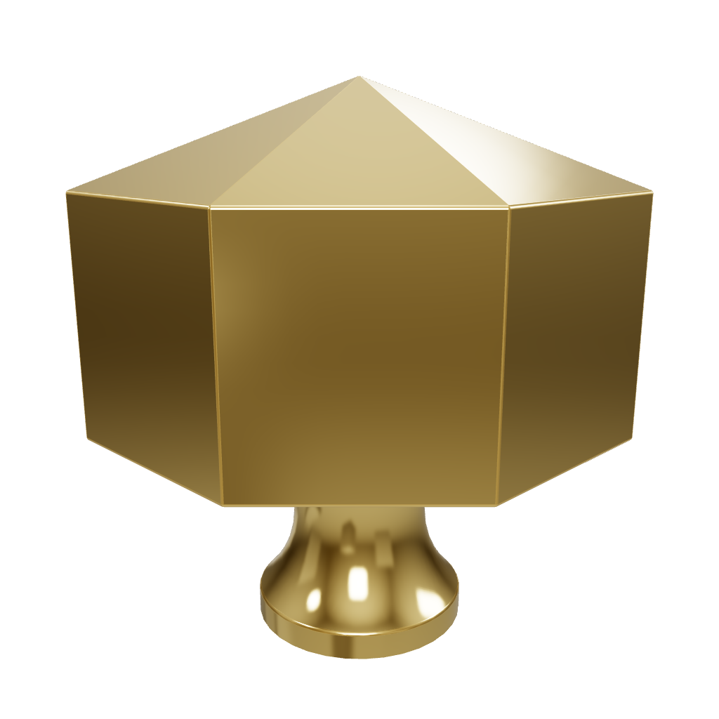 The Mantara B-0006 Fiore Knob is a modern brass knob in dark gold with a brushed finish, ideal for wardrobes, drawers, and cabinets.