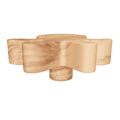 Mantara Octopus Knob W-0024 is a modern  beige wooden knob/hook, ideal for kids’ rooms, doors, and cabinets.