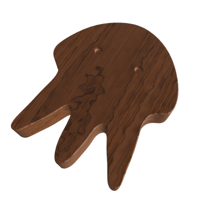 Mantara Squid knob W-0024 is a modern walnut wooden knob, ideal for kids’ rooms, drawers, and wardrobes.