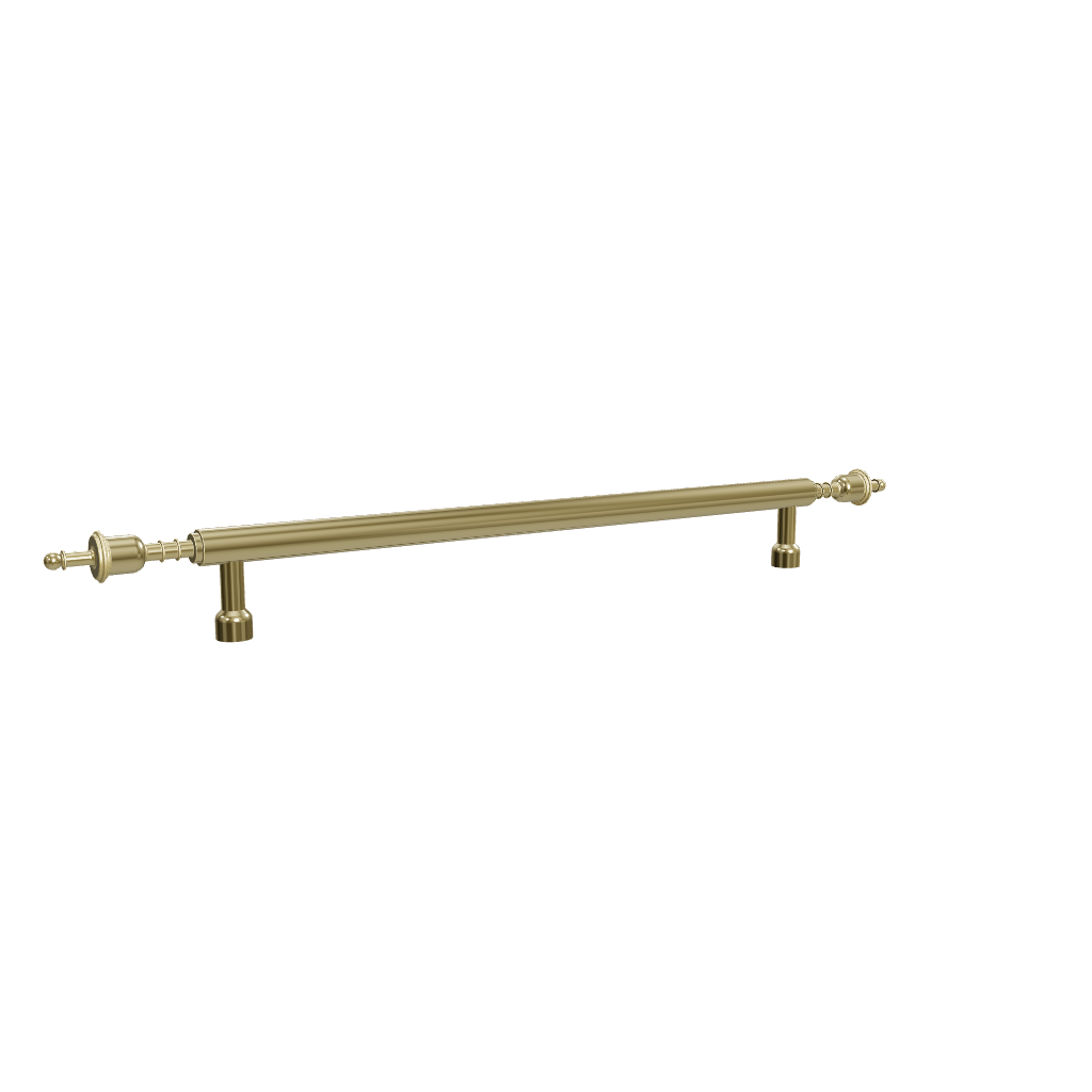 Victoria Handle B-0070 polished brass furniture handle, sizes 172mm 203mm 235mm 332mm 432mm, gold and silver, ideal for doors, cabinets &amp; wardrobes by Mantara