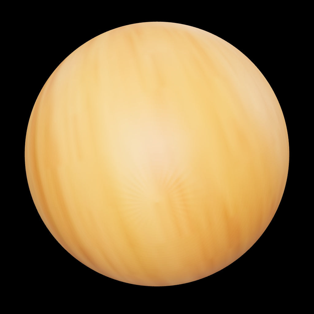 3D Model of the Biege Wooden knob shown in all the angle