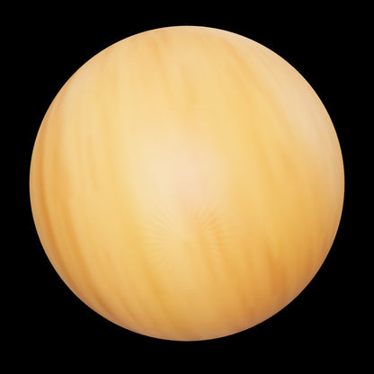 3D Model of the Biege Wooden knob shown in all the angle