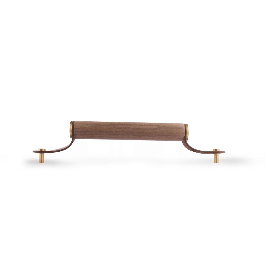 Ranch Handle Handles 120mm / Brown / Leather+Wood - M A N T A R A