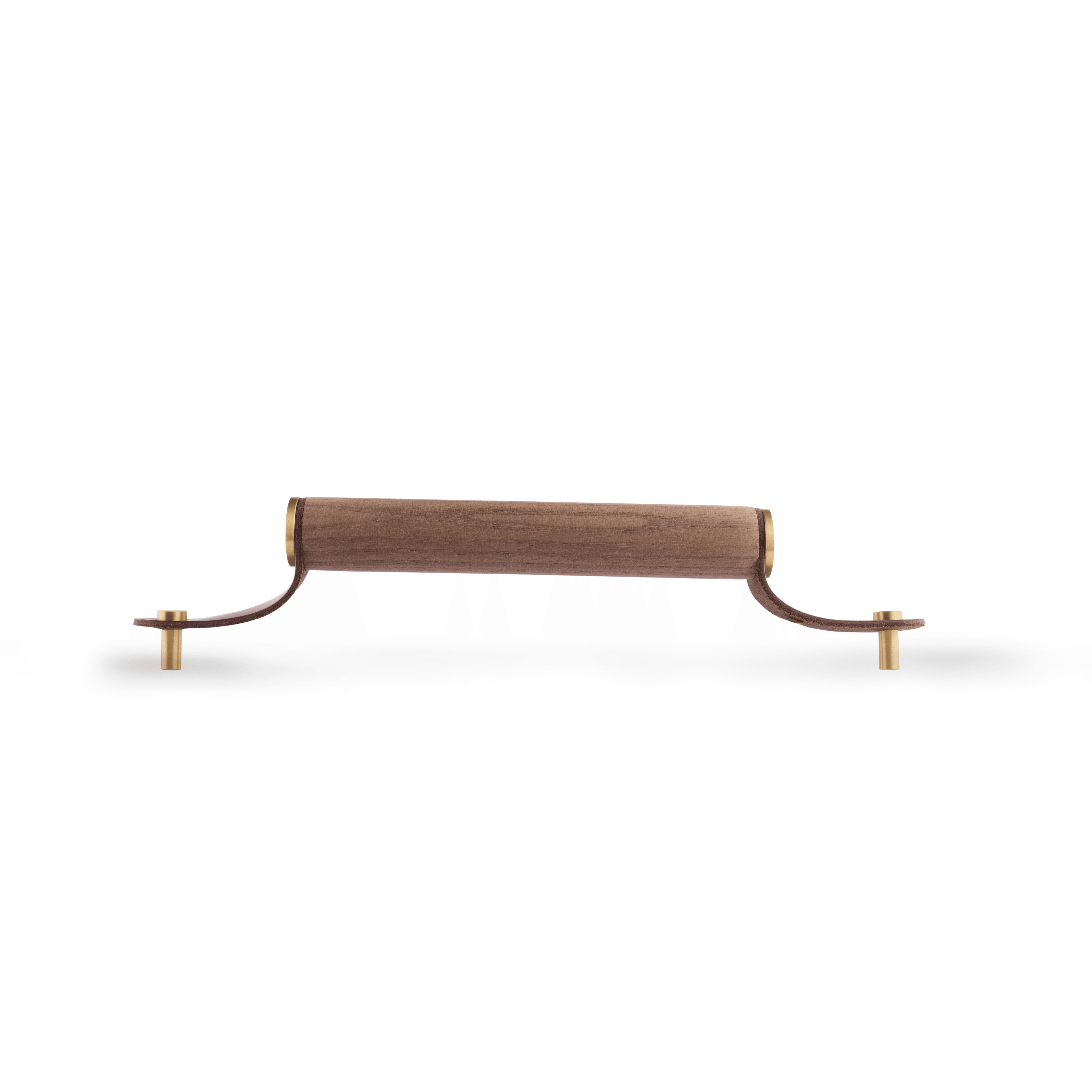 Ranch Handle Handles 120mm / Brown / Leather+Wood - M A N T A R A