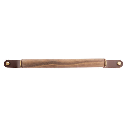 Ranch Handle Handles 120mm / Brown / Leather+Wood - M A N T A R A