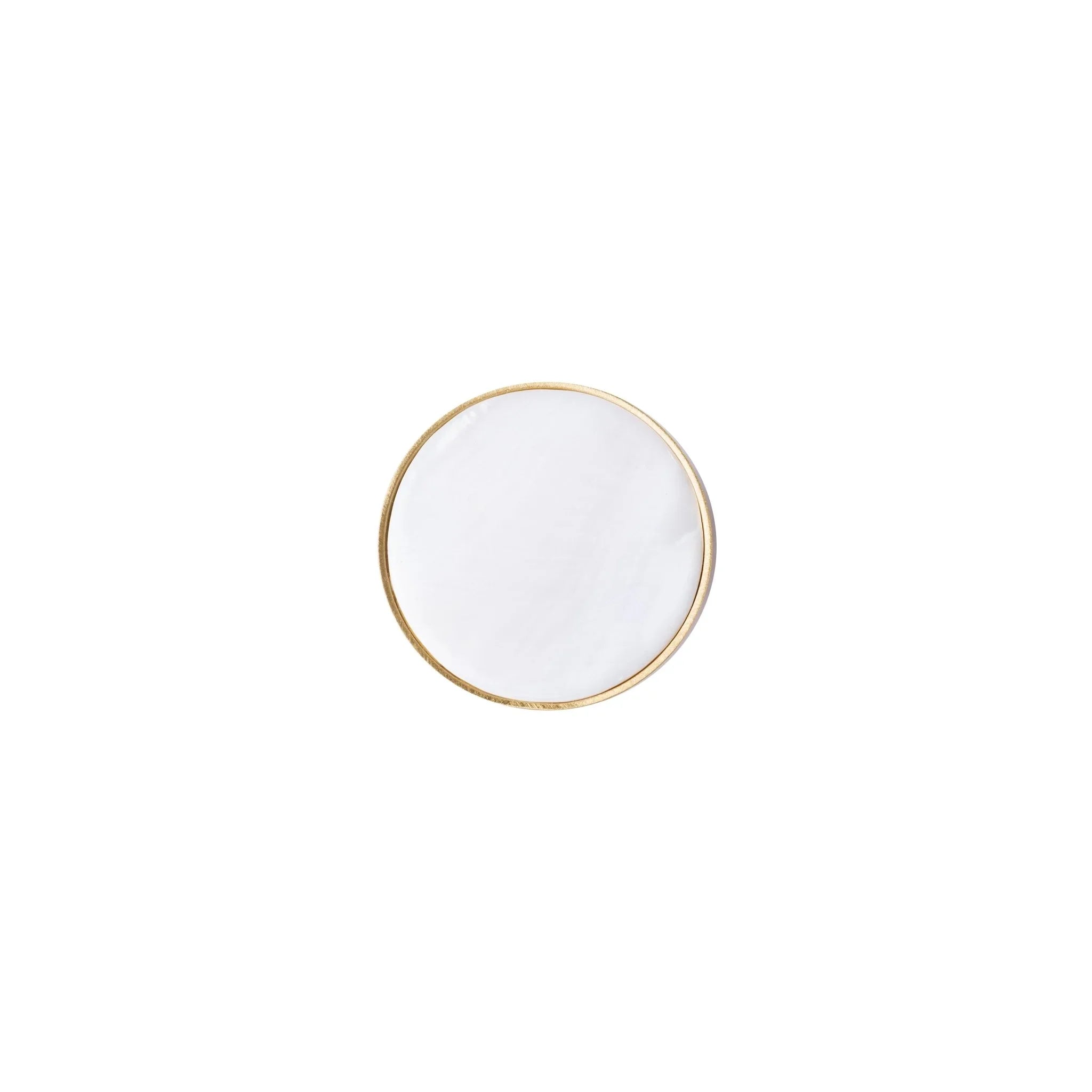 Regal pearl knob B-0005 decorative shell and brass knob with handle, white finish, sizes 27mm 32mm 37mm 130mm 162mm 254mm, for cabinets &amp; drawers by Mantara