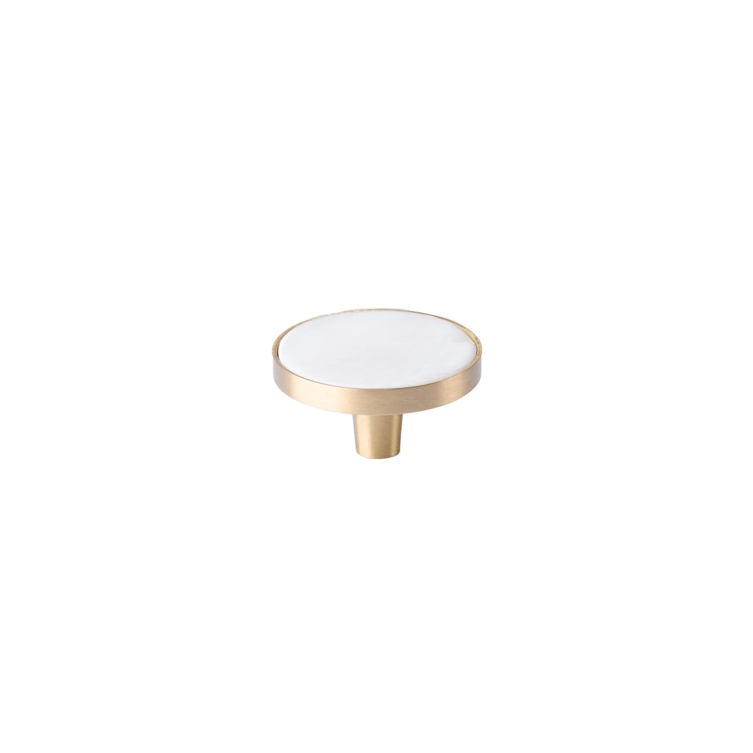Regal pearl knob B-0005 decorative shell and brass knob with handle, white finish, sizes 27mm 32mm 37mm 130mm 162mm 254mm, for cabinets &amp; drawers by Mantara