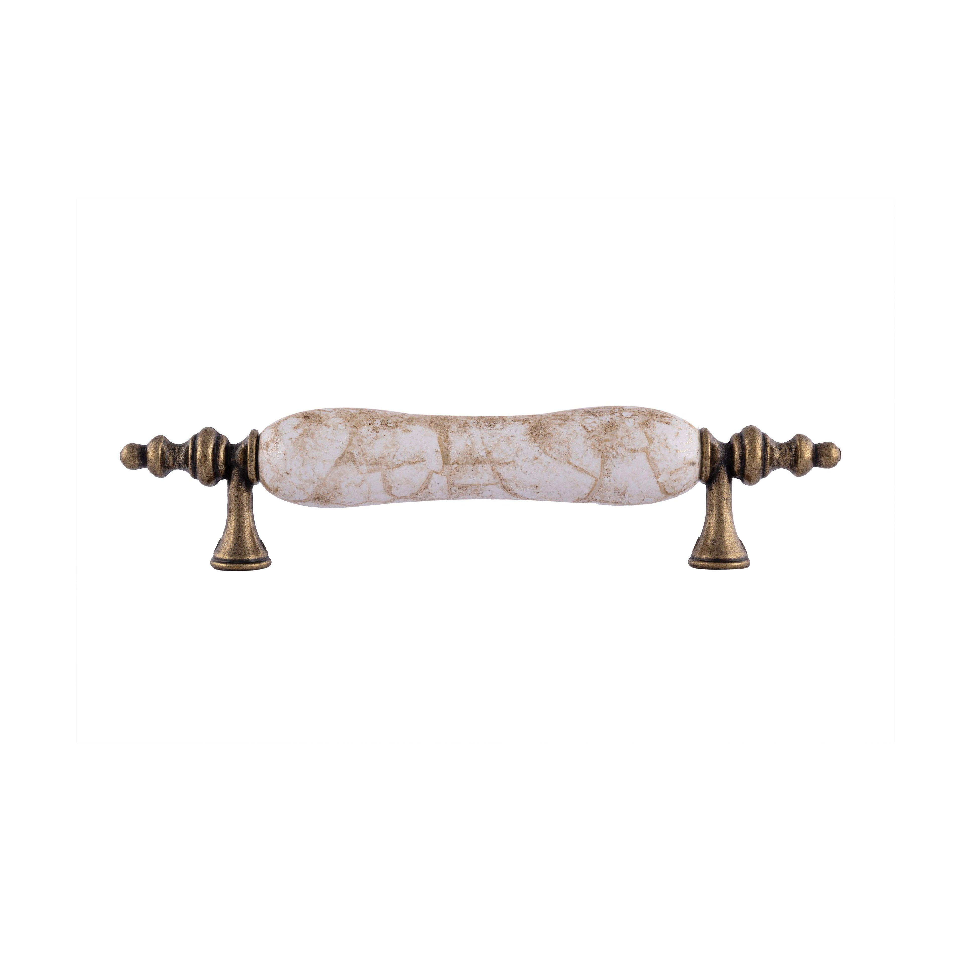 Rennaisance Handle Handles 140mm / White / Ceramic - M A N T A R A