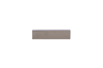 Rhea handle AL-0005, grey aluminum, L80mm CC64mm, brushed finish, for kitchen drawers &amp; cabinets by Mantara
