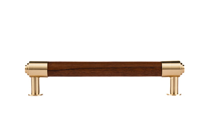 Mantara Sapience Handle W-0027 is a modern brown  wooden handle, ideal for kitchen and dresser drawers.