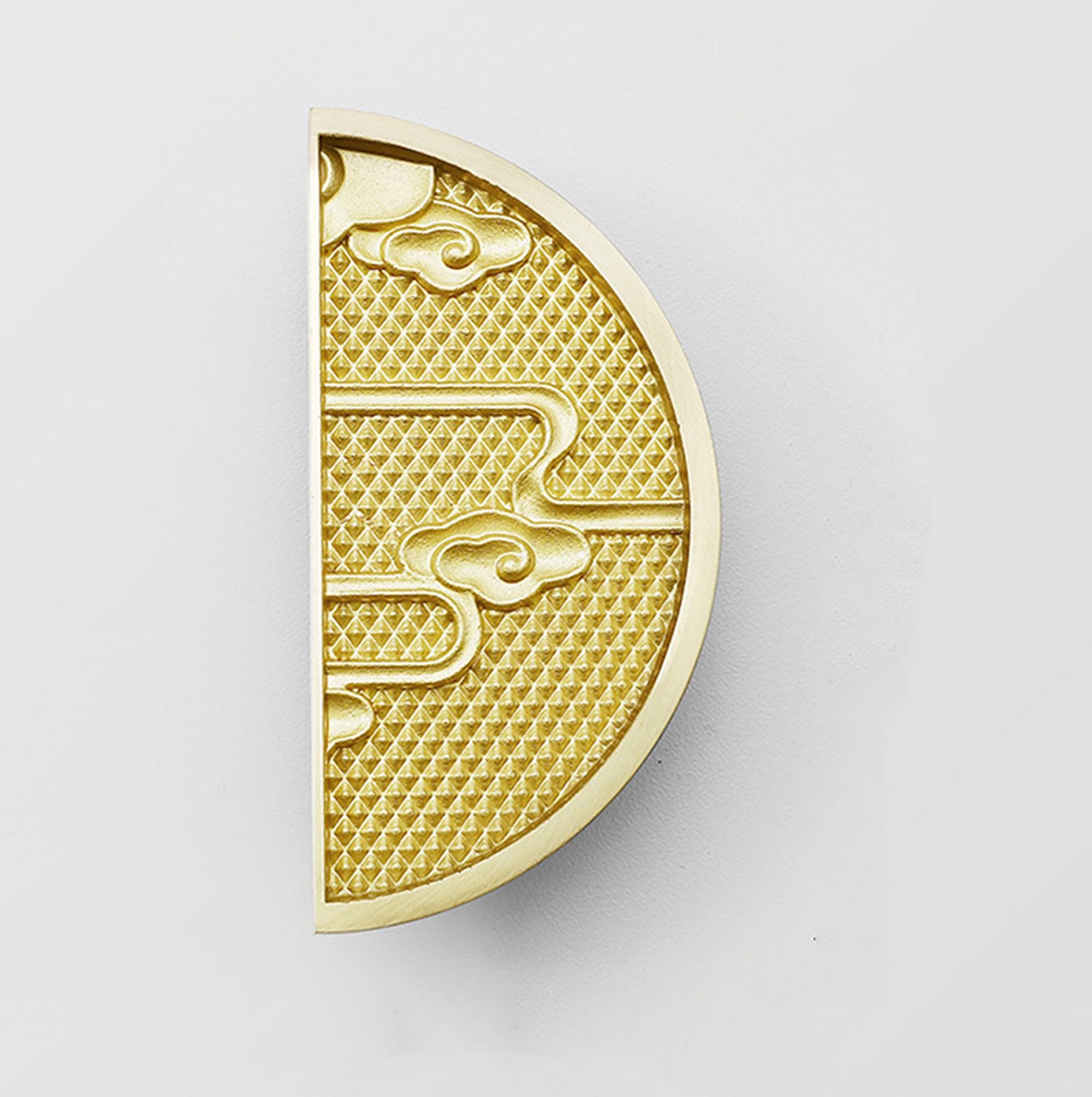 Shan Shui Knob (M) Handles 140mm / Gold / Brass - M A N T A R A