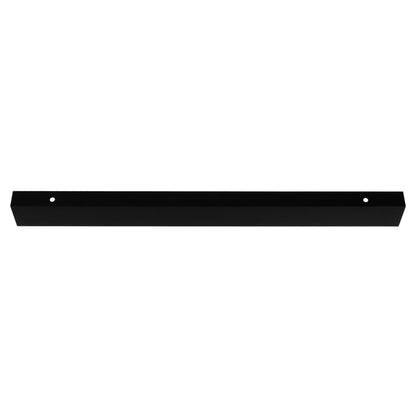Shingle handle AL-0004, black aluminum, L400mm CC320mm, matte finish, for wardrobes &amp; drawers by Mantara