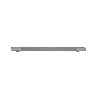 A versatile bar handle in aluminum alloy with matte rose gold or grey finish, Mantara AL-0002 bar handle for cabinets and wardrobes, SKU AL-0002.