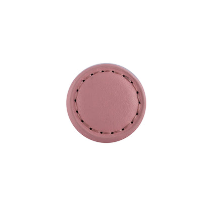 Sofia Round knob Knob 33mm / Grey / Leather - M A N T A R A