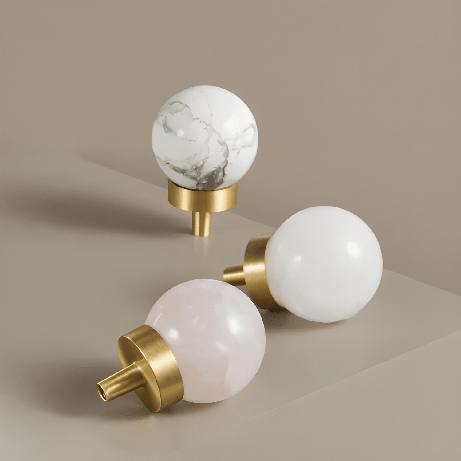 Elira Knob C-0031 crystal drawer knob, polished finish, 30mm, available in pink, white and turquoise, suitable for cabinets &amp; wardrobes by Mantara