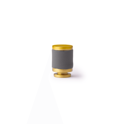Tanner knob Knob 20mm / Grey / Leather - M A N T A R A