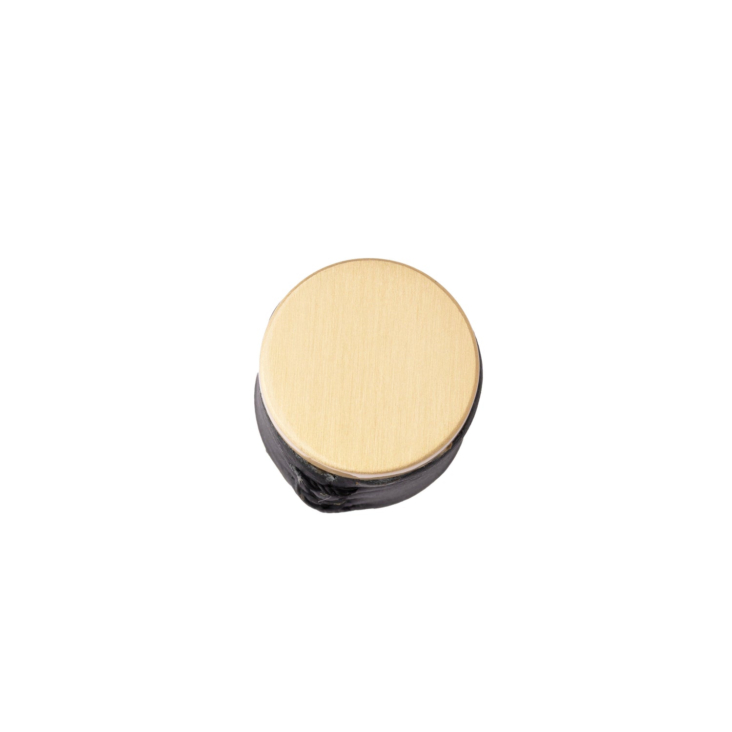 Tanner knob Knob 20mm / Black / Leather - M A N T A R A
