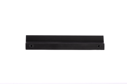 Mantara Tara handle AL-0015, black aluminum cabinet pull, L150mm CC128mm, brushed finish for kitchen drawers