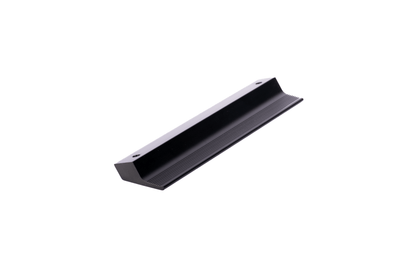 Mantara Tara handle AL-0015, black aluminum cabinet pull, L150mm CC128mm, brushed finish for kitchen drawers