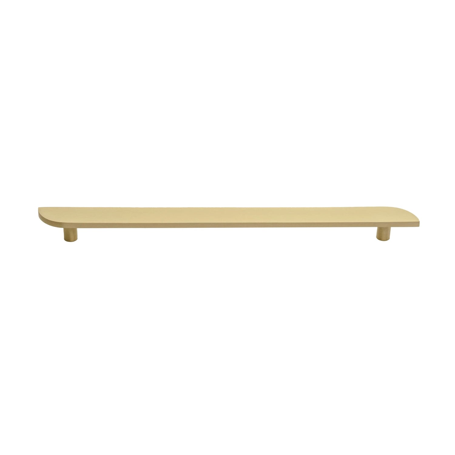 The Tarang hanlde by Mantara (B-0104) is a brushed brass modern pair knob in gold, perfect for wardrobes, doors, and kitchens.