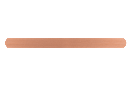 Thea handle AL-0010, gold aluminum, L300mm CC160mm, brushed finish, for wardrobes &amp; cabinets by Mantara