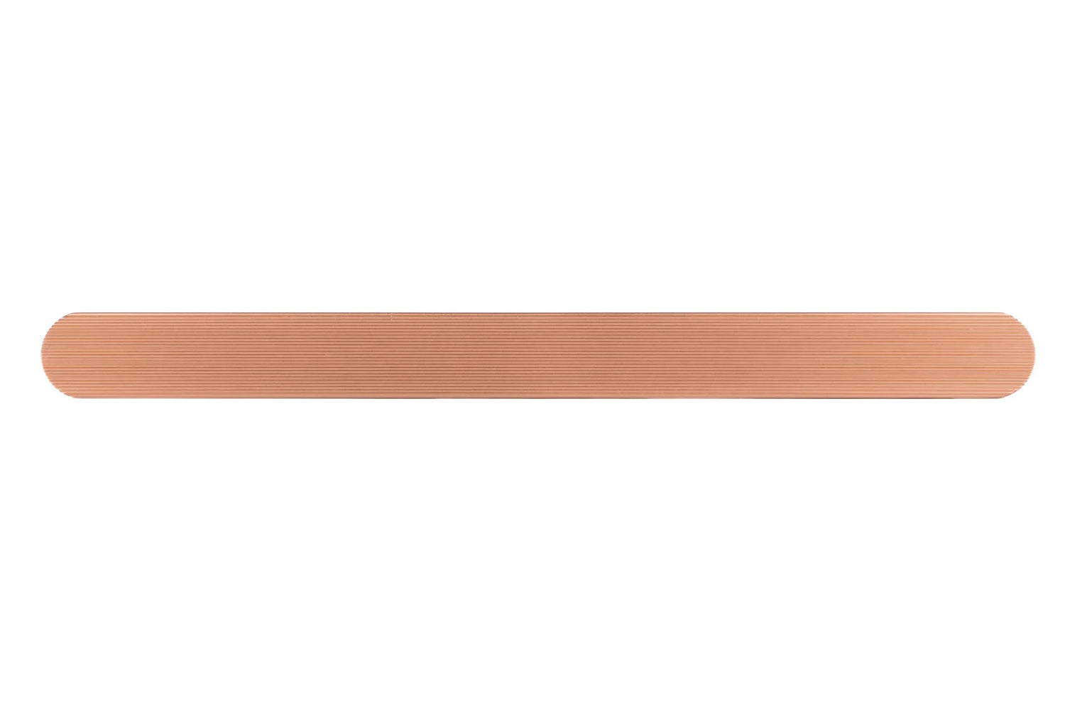 The Mantara AL-0010 Thea Handle is a modern aluminum handle in gold with a brushed finish, ideal for kitchens, cabinets, and drawers.