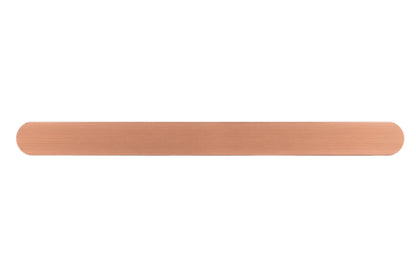 The Mantara AL-0010 Thea Handle is a modern aluminum handle in gold with a brushed finish, ideal for kitchens, cabinets, and drawers.