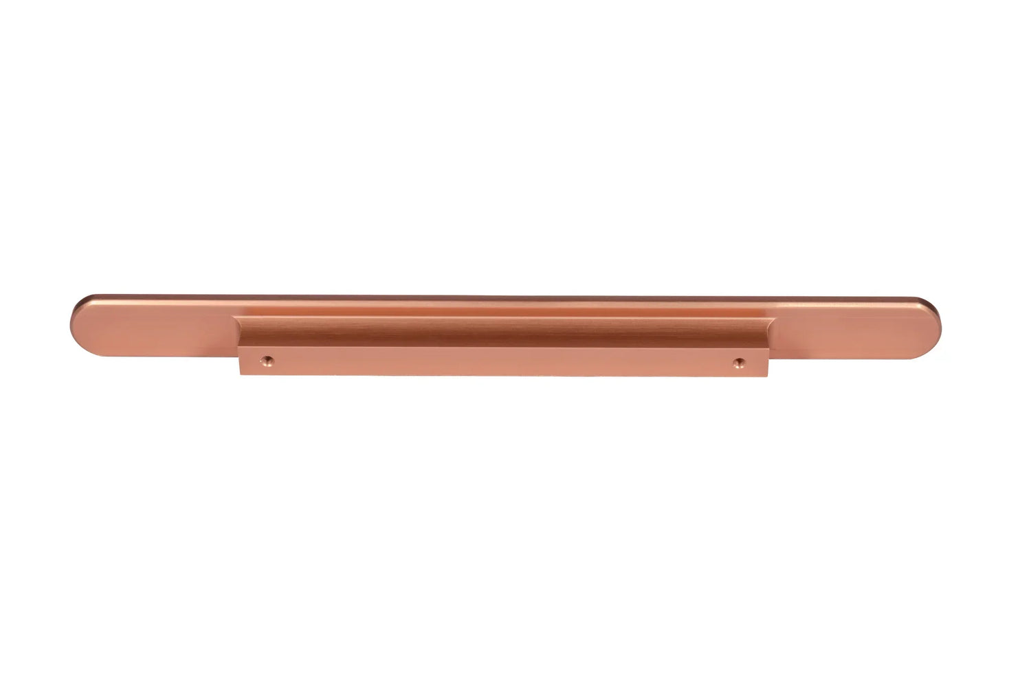 The Mantara AL-0010 Thea Handle is a modern aluminum handle in gold with a brushed finish, ideal for kitchens, cabinets, and drawers.