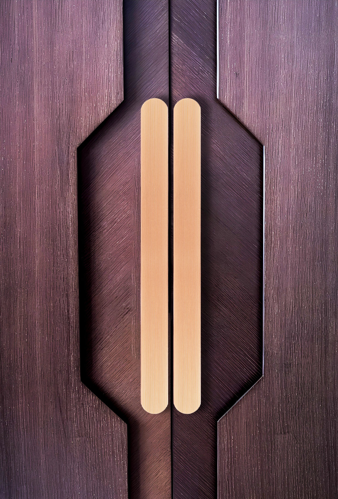 Thea handle AL-0010, gold aluminum, L300mm CC160mm, brushed finish, for wardrobes &amp; cabinets by Mantara