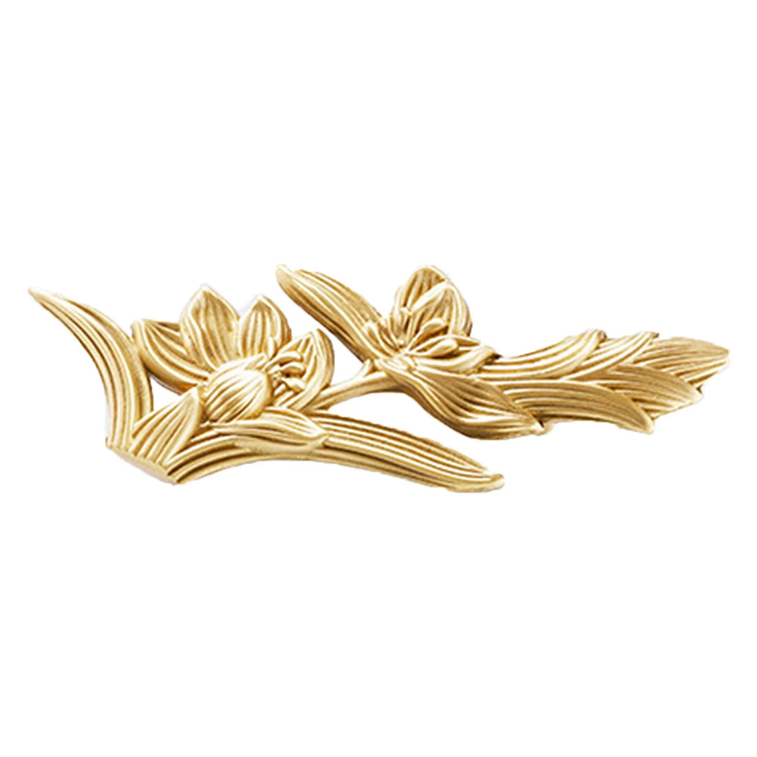Mantara Tulip Knob B-0088 is a modern brass handle in gold, ideal for main doors, drawers, cabinets, and bedrooms.