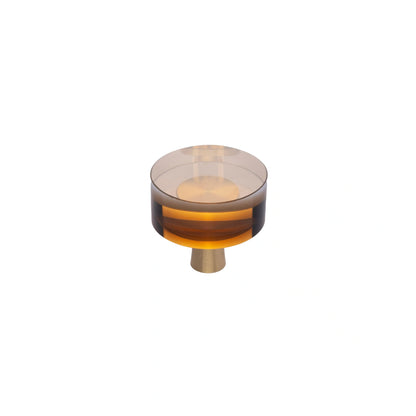 Decorative drawer knob, crystal + brass, champagne &amp; brass, Mantara, Twilight Crystal Knob, A-0002 - buy knobs, drawer knobs.