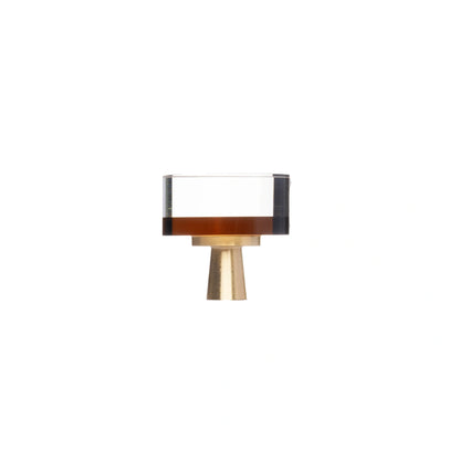 Decorative drawer knob, crystal + brass, champagne &amp; brass, Mantara, Twilight Crystal Knob, A-0002 - buy knobs, drawer knobs.