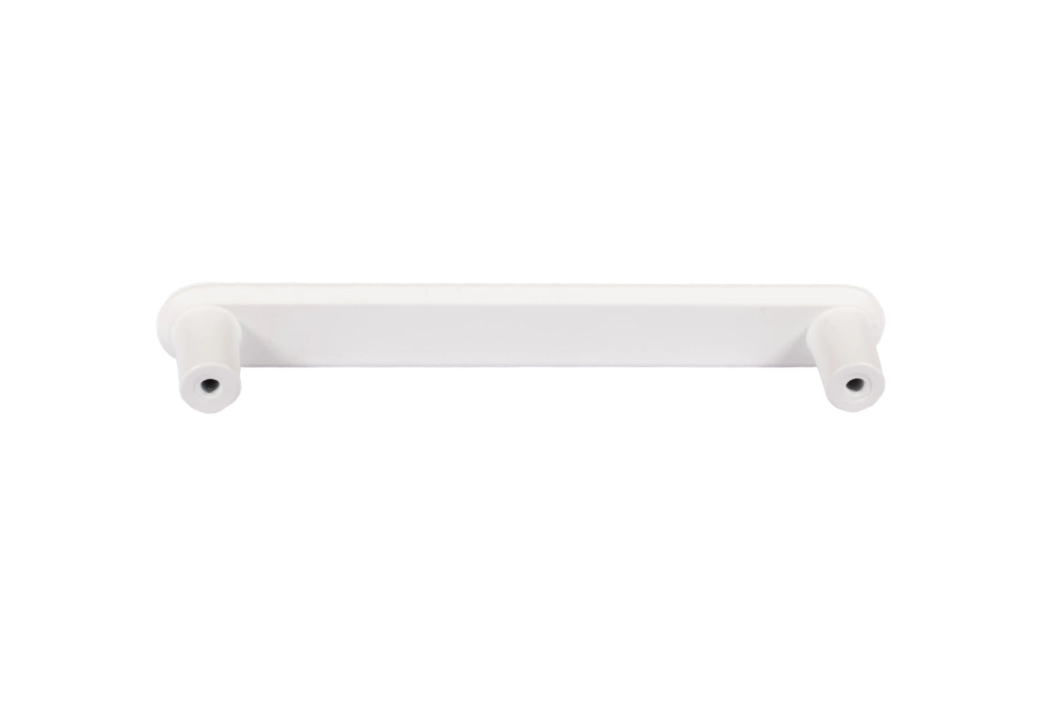 Mantara Valence Handle Z-0029 is a modern zinc alloy handle in brushed  white finish, ideal for kitchen drawers, dresser drawers.
