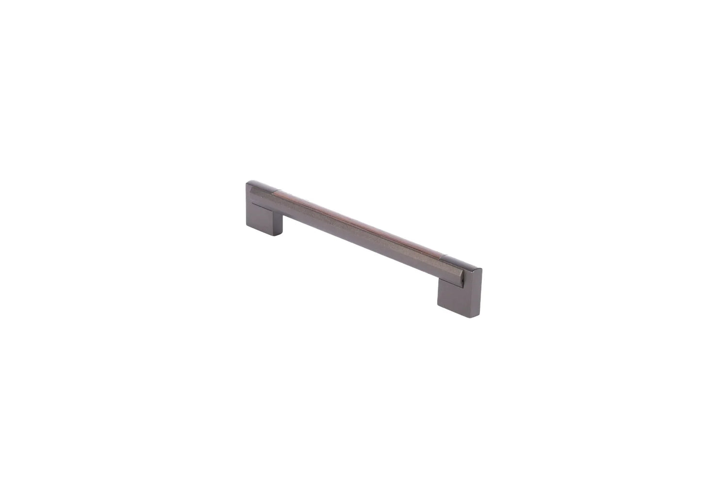 Mantara Velora Handle Z-0038 is a modern zinc handle in brushed black finish, ideal for kitchen and dresser drawers.