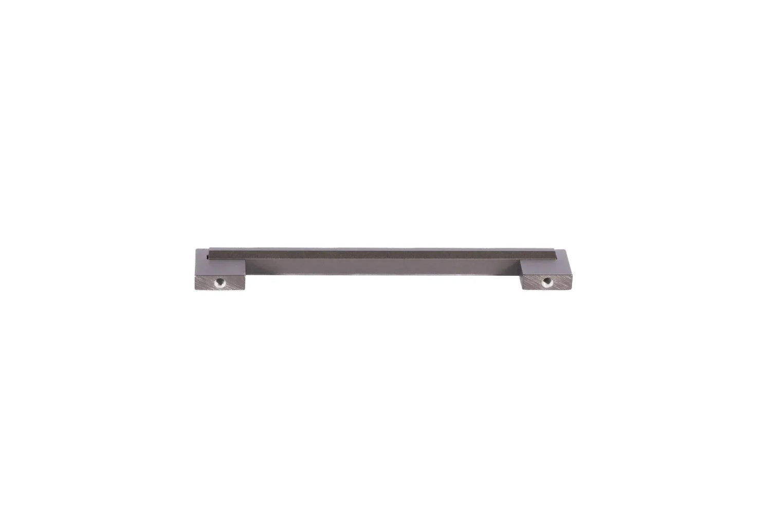Mantara Velora Handle Z-0038 is a modern zinc handle in brushed black finish, ideal for kitchen and dresser drawers.