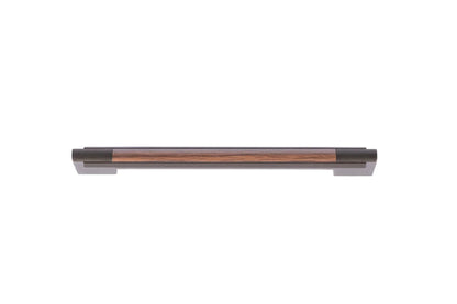 Mantara Velora Handle Z-0038 is a modern zinc handle in brushed black finish, ideal for kitchen and dresser drawers.